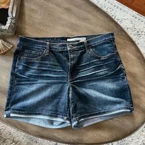 DKNY blue jean shorts, size 14. Excellent condition!